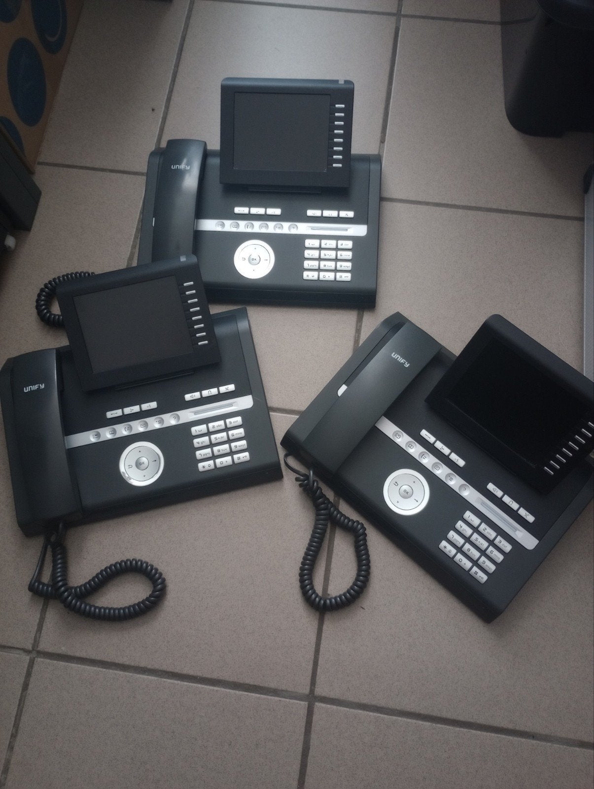 VOIP Unify Openstage 60 T telefoons, 3 stuks, Ophalen of Verzenden, Gebruikt