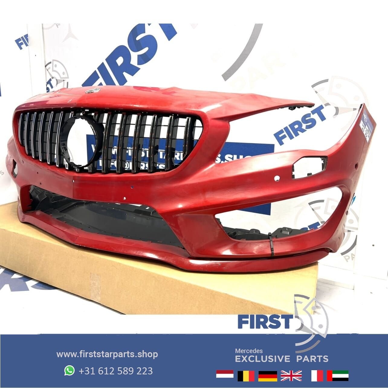 W117 BUMPER C117 CLA AMG VOORBUMPER WIT ZWART GRIJS ROOD BLA