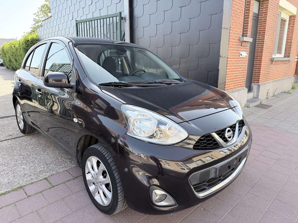 Nissan Micra 1.2 Edition Tekna | Navi | Airco | Bluetooth |, Auto's, Nissan, Euro 5, Stof, Zwart, Overige kleuren
