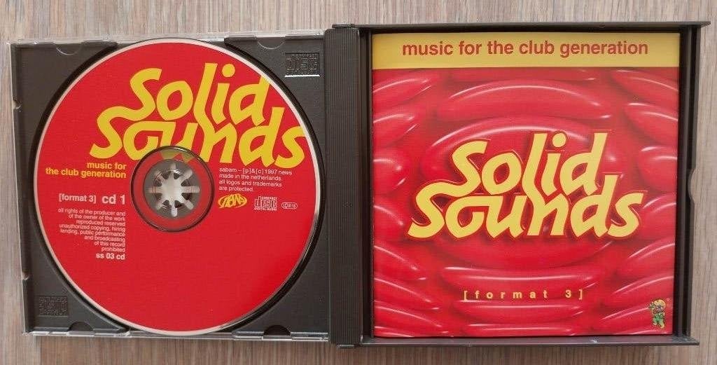 CD Solid Sounds - format 3, Inclusief boekje, Gebruikt, Boxset, Dance