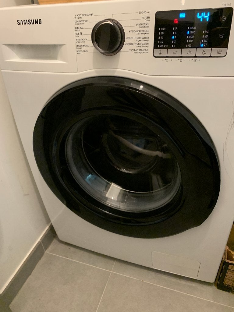 Samsung washing machine/wasmachine, Elektronische apparatuur, Wasmachines, Minder dan 85 cm, Zo goed als nieuw, Voorlader, 1200 tot 1600 toeren