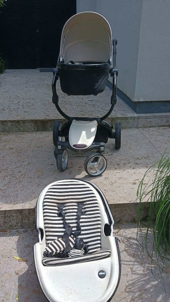 Poussette + Nacelle MIMA Xari ( édition limitée), Ophalen, Kinderwagen, Met reiswieg