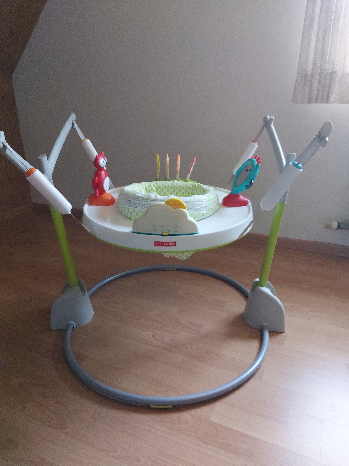 Skip hop babyjumper, Ophalen