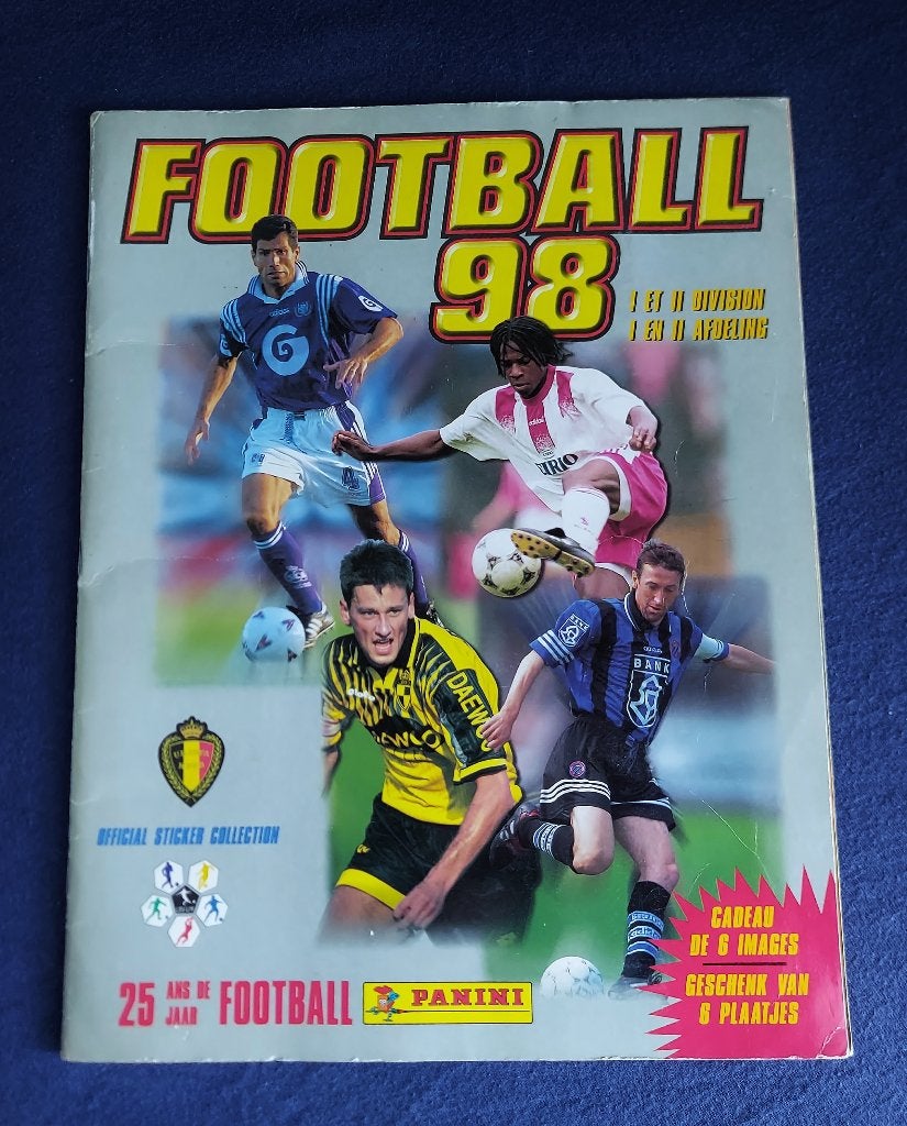 Panini sticker album voetbal 'FB 1998' -volledig-, Ophalen of Verzenden, Zo goed als nieuw, Poster, Plaatje of Sticker