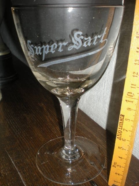 SUPER SART  25 cl  (Lodelinsart) avec facettes, Enlèvement ou Envoi, Comme neuf, Verre ou Verres