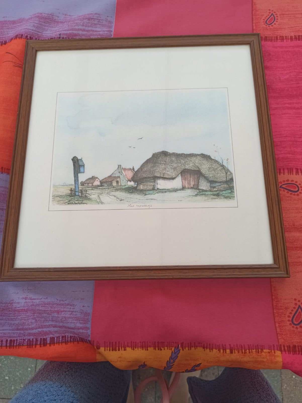 Gravure « La Chapelle », Enlèvement, Eau-forte, Original