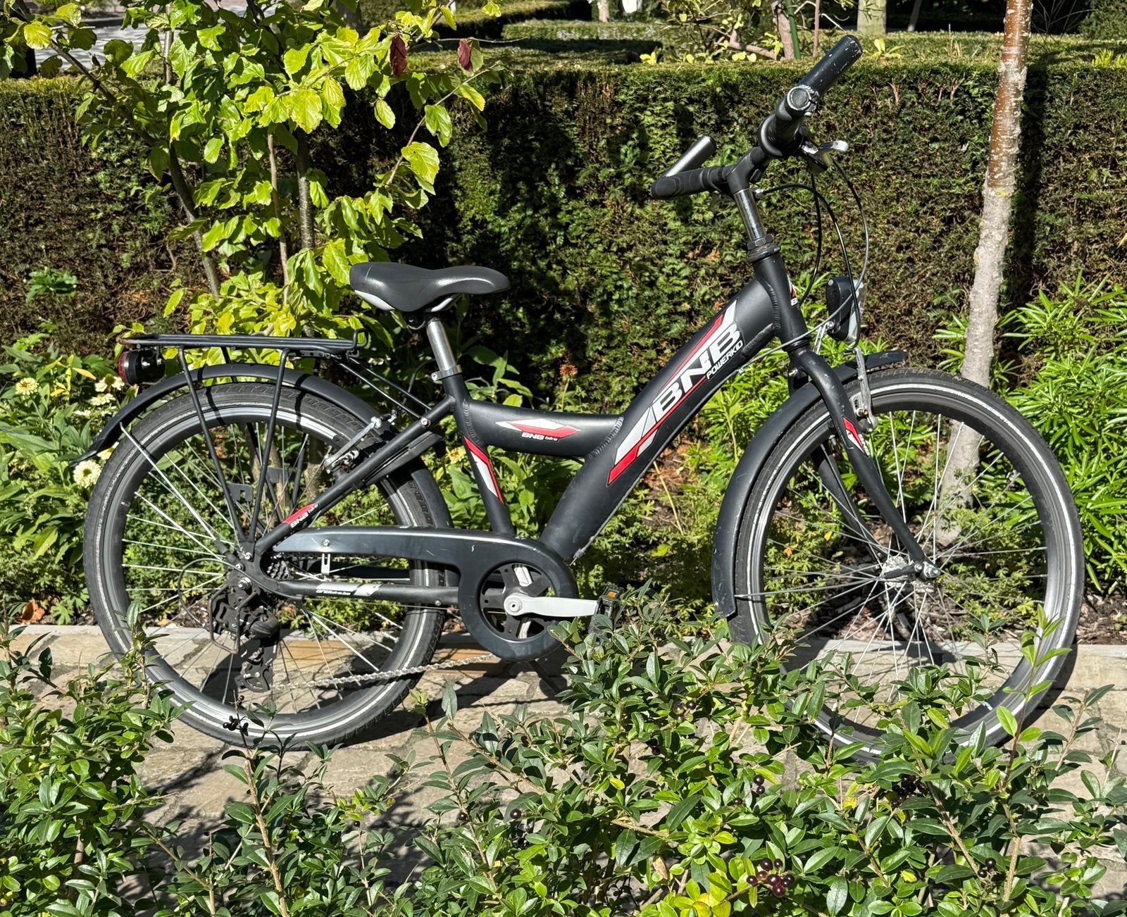 Mooie BNB Powerkid jongensfiets Shimano SIS 7 versnellingen, Ophalen, Gebruikt, 24 inch, Versnellingen