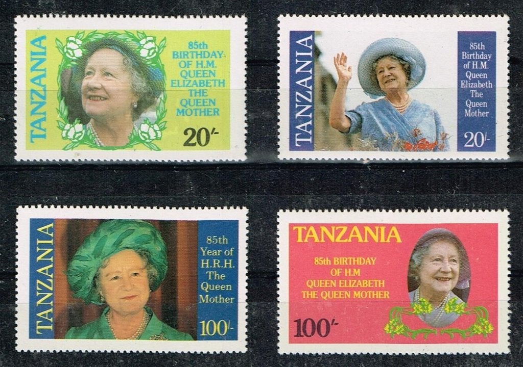 Postzegels uit Tanzania - K 4522 - Koningin Elizabeth, Timbres & Monnaies, Timbres | Afrique, Envoi, Tanzanie, Non oblitéré