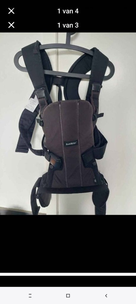 Draagzak babybjorn, Kinderen en Baby's, Babydragers en Draagdoeken, Gebruikt, Draagzak, Buik of Rug, Baby Björn, Ophalen