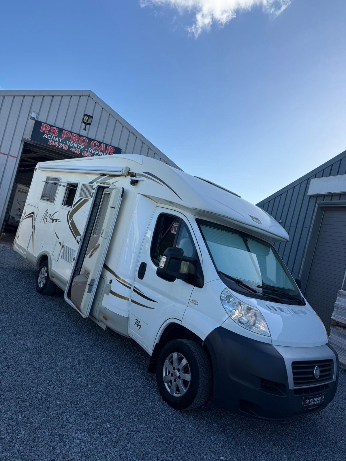 RS PRO CAR Camping car MC Louis Lit Centrale & pavillon, Jusqu'à 5, Auvent, Fiat, Boîte manuelle
