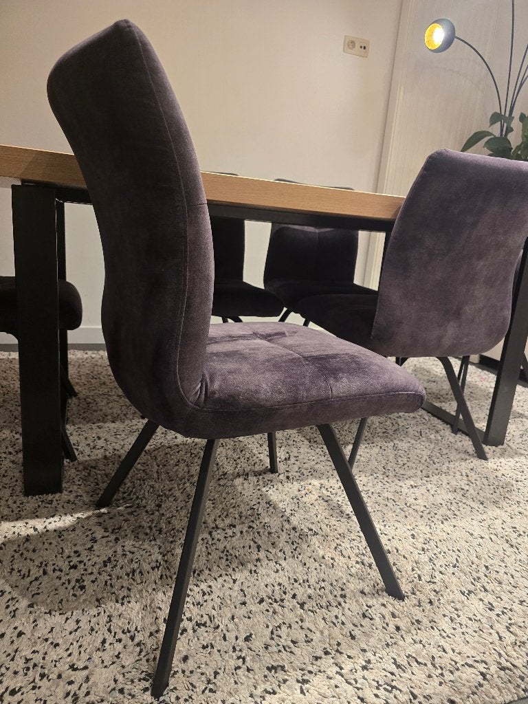 Tafel en stoelen, Ophalen, Overige materialen, 50 tot 100 cm, Zo goed als nieuw