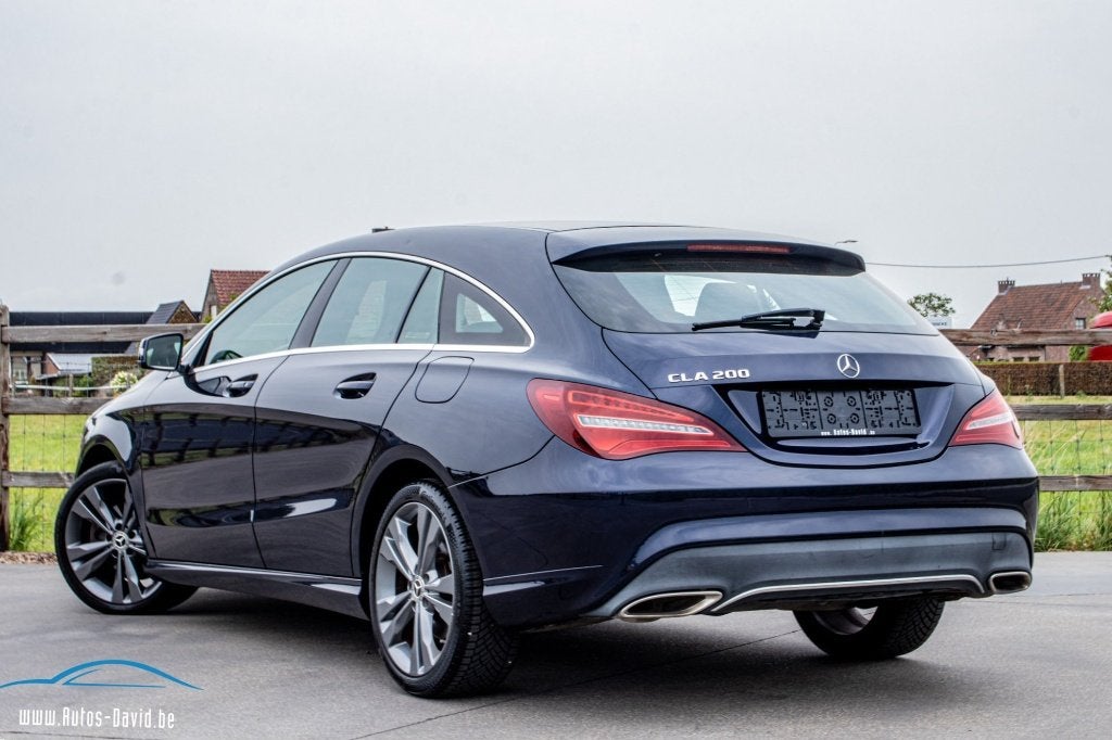 Mercedes-Benz CLA 200 Shooting Brake 1.6 Benzine Aut., Auto's, CLA, 4 cilinders, Blauw, Leder en Stof