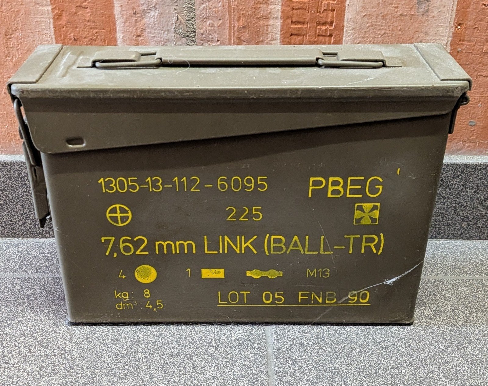 Metalen munitiekistje, Verzamelen, Ophalen of Verzenden