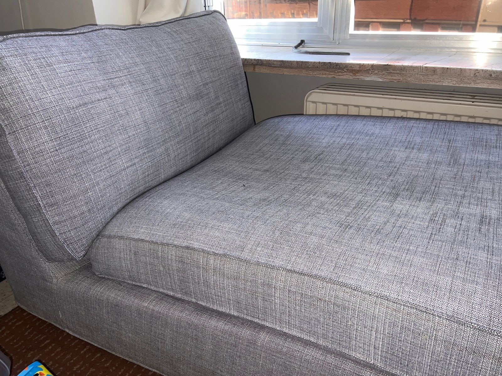 Chaise longue/canapé simple 160 x 90 cm, Enlèvement, Comme neuf, Une personne, Tissus