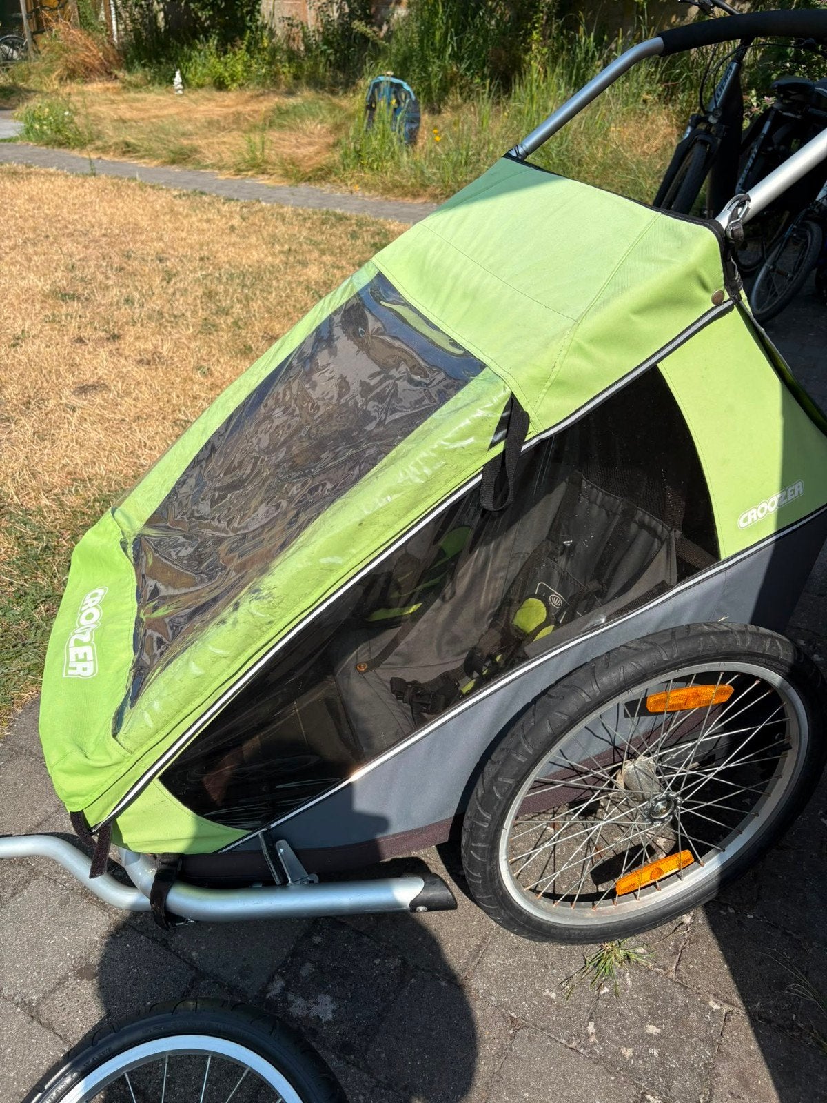 Fietskar Croozer voor 2 kinderen, Fietsen en Brommers, Ophalen, Gebruikt