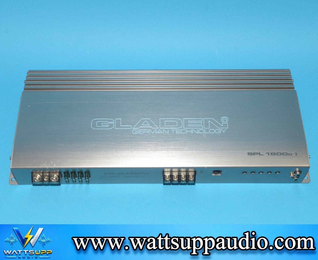 Gladen SPL 1800c1 monoblok versterker, Ophalen of Verzenden, Gebruikt