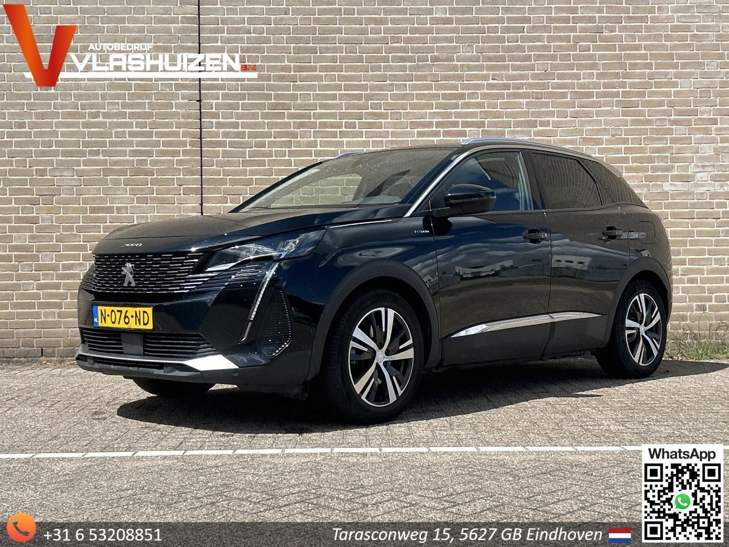 Peugeot 3008 1.6 HYbrid 225 Blue Lease Allure | € 11.800,- N, Auto's, Peugeot, Automaat, 31 g/km, Bedrijf, Grijs