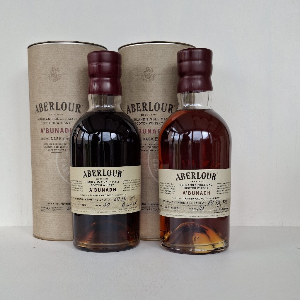 Aberlour A'bunadhs #49 & # 60, Overige gebieden, Overige typen, Nieuw, Ophalen of Verzenden