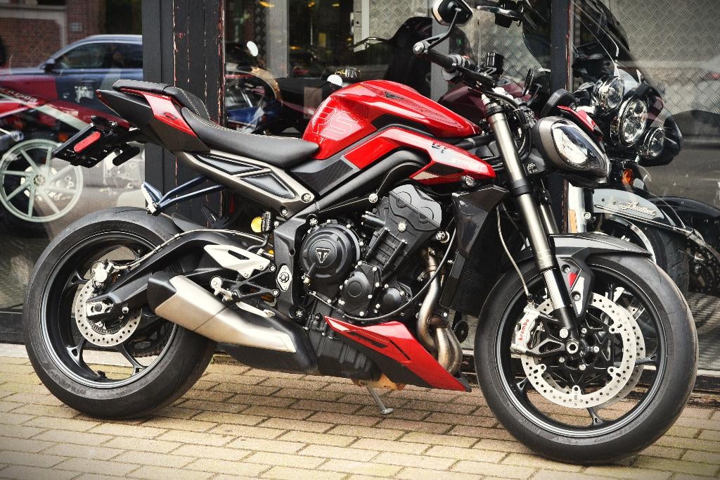 TRIUMPH 765 STREET TRIPLE RS ***MOTOVERTE.BE***, Motoren, Motoren | Triumph, Occasion, Bedrijf, 3 cilinders, 765 cc