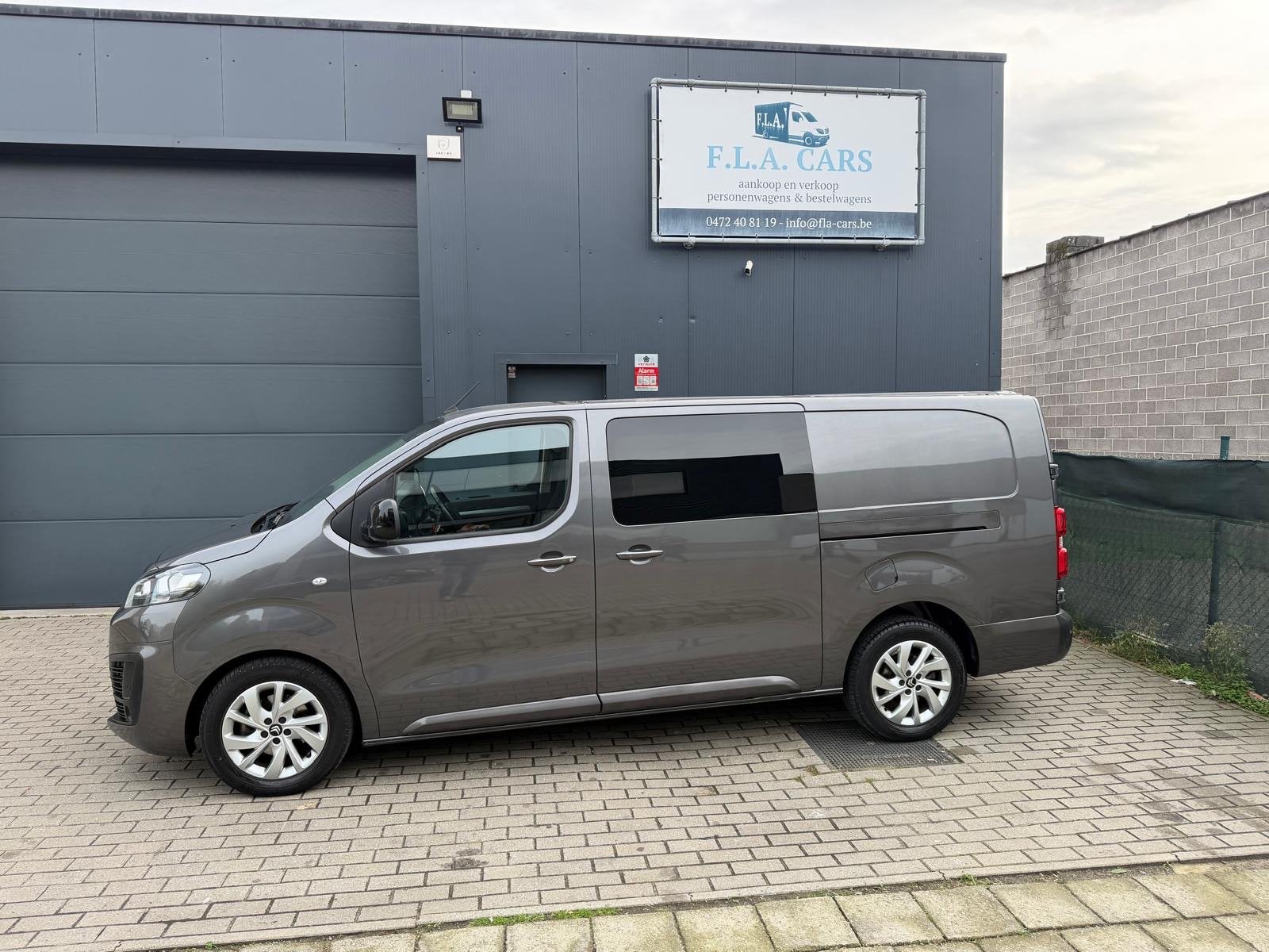 CITROEN JUMPY 2.0HDI DUBBEL CABINE BJ2023 AUTOMAAT 180PK FUL, Gebruikt, Citroën, 128 kW, Bedrijf