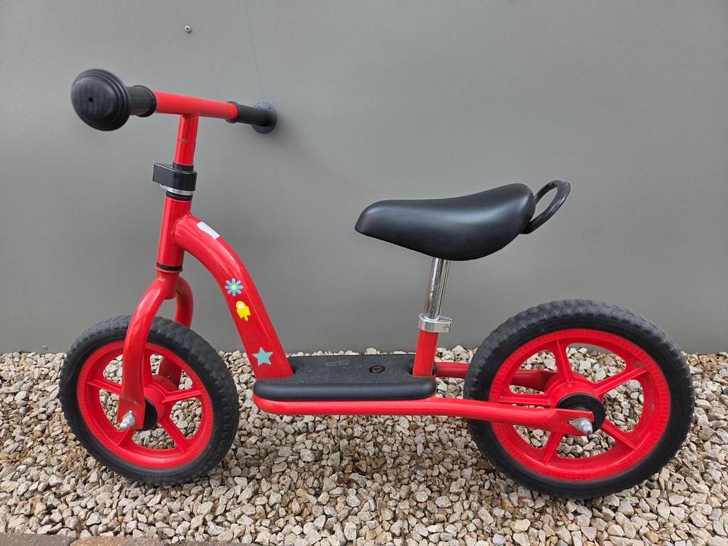 Loopfiets, Ophalen, Loopfiets