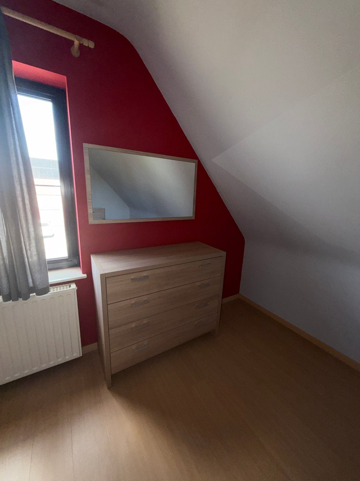 Commode + mirroir + lit, Enlèvement, Comme neuf