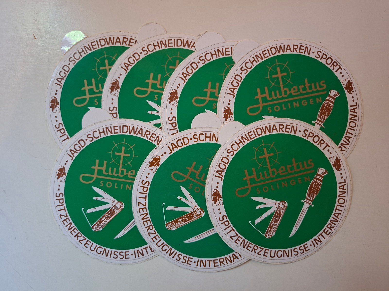 Autocollants Hubertus Solingen, Enlèvement ou Envoi, Comme neuf, Marque