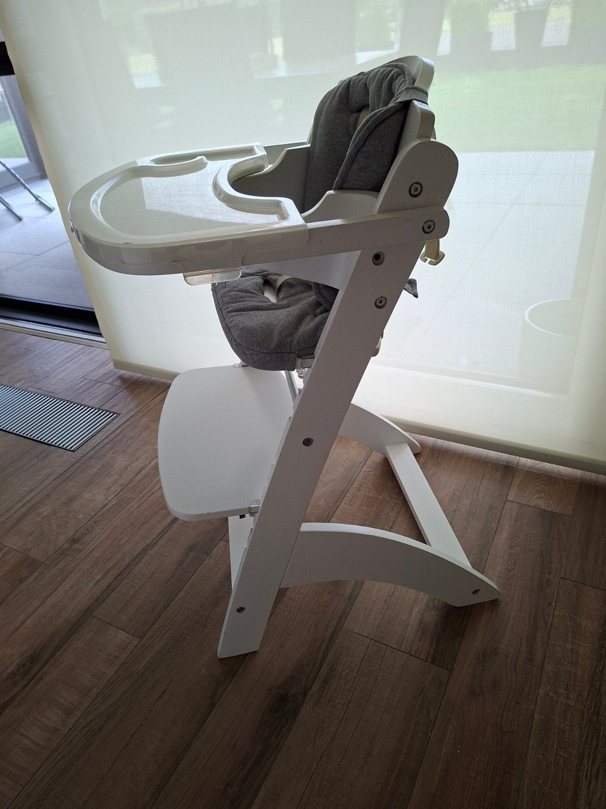 Childhome Lambda 3 Meegroeistoel Wit – Compleet met eetblad, Enlèvement, Chaise évolutive, Réducteur de chaise