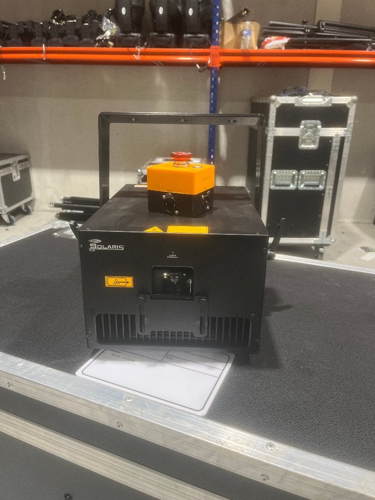 Showtec Solaris 11.0 RGB-laser met Pangolin FB4, Ophalen, Zo goed als nieuw, Laser, Kleur