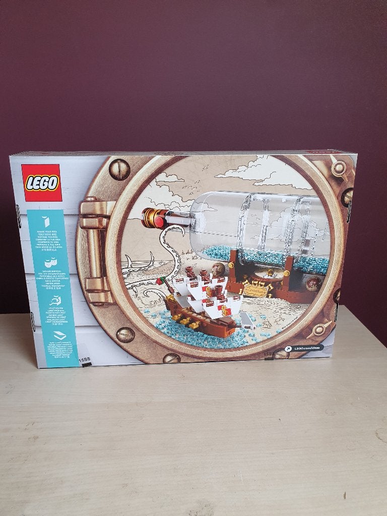 Lego 21313 Schip in een fles, Ophalen, Lego, Nieuw, Ideas