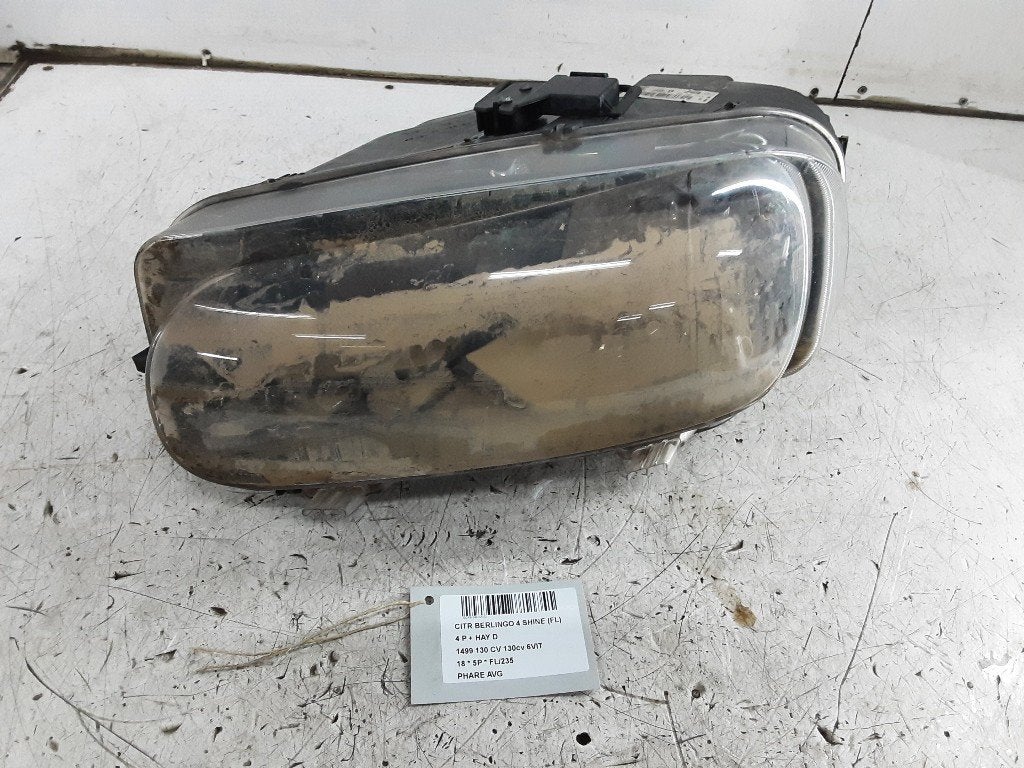 PHARE / OPTIQUE AVANT GAUCHE Citroën Berlingo Multispace, Citroën, Mevr. I. Hauben, Utilisé, Rue de l'Espoir 34 34
4030  GRIVEGNÉE, BE