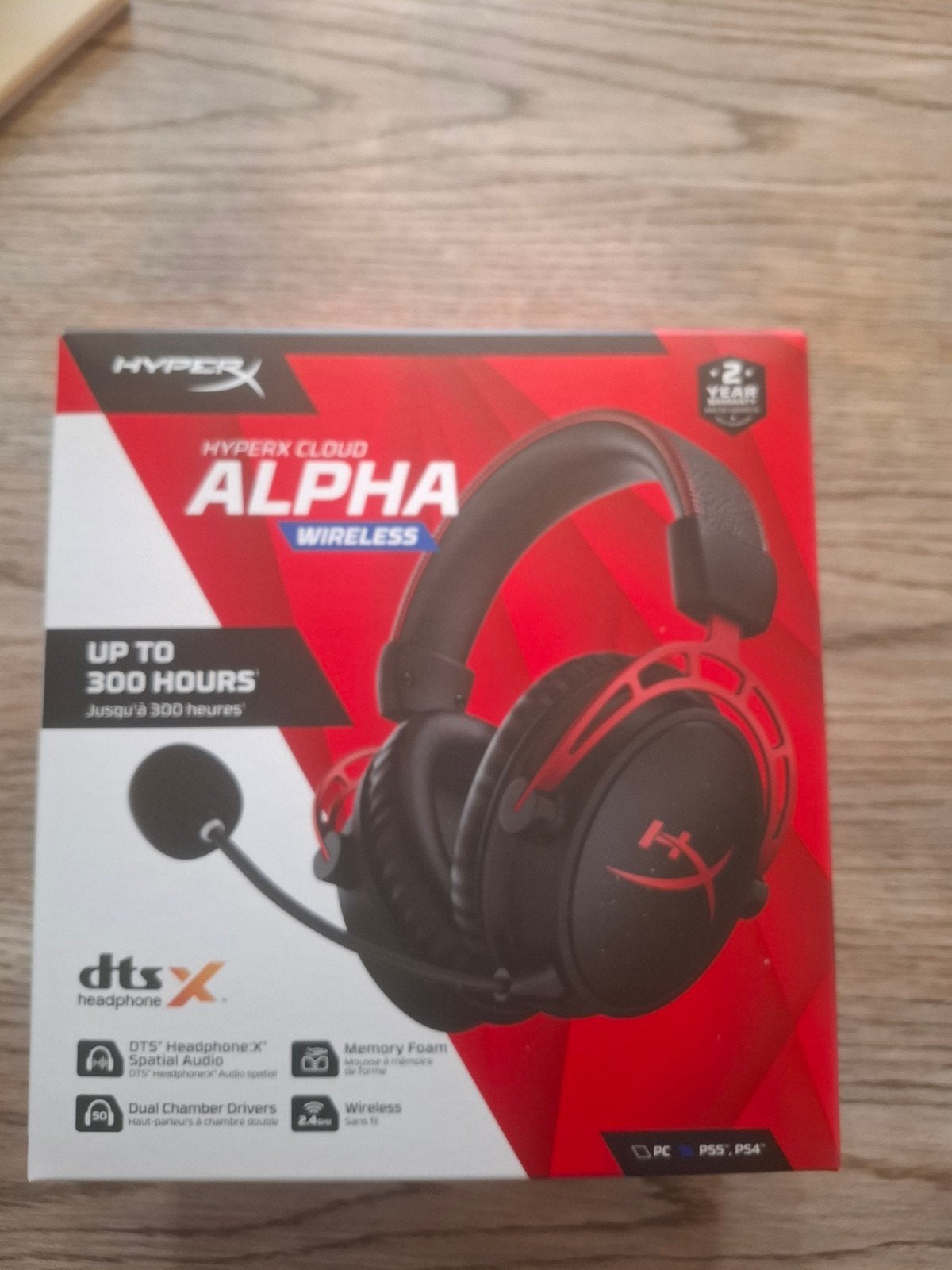 HyperX Cloud Alpha draadloze gaming headset, Informatique & Logiciels, Casques micro, Neuf, Hyper X, Enlèvement ou Envoi, Casque gamer