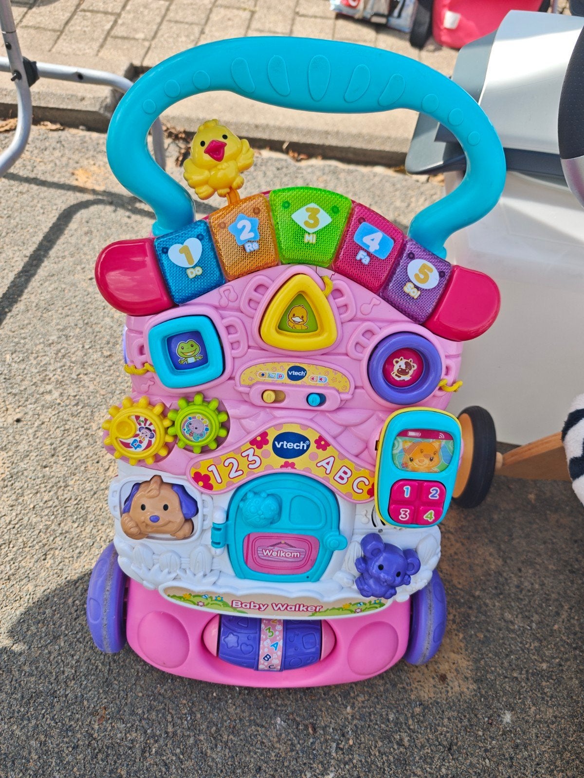 Loopwagentje VTech roze, Kinderen en Baby's, Ophalen of Verzenden