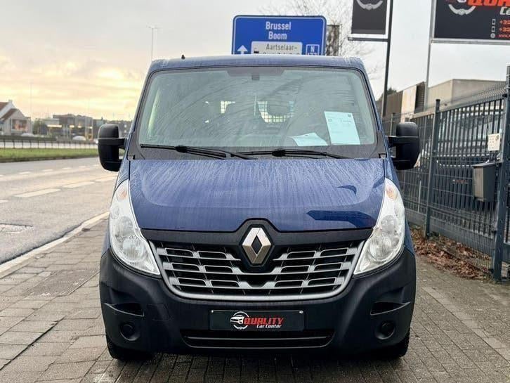 Renault Master Open Laadbak L4 92000km 2018 7zitpl. Euro6b, Auto's, Voorwielaandrijving, Leder, Grijs, 4 deurs