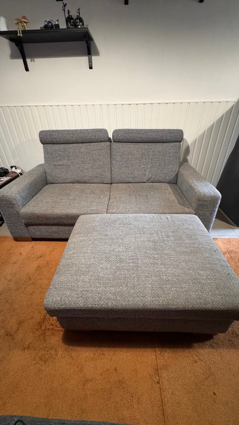 Zetel met poef (Sörvallen), Huis en Inrichting, Ophalen, Gebruikt