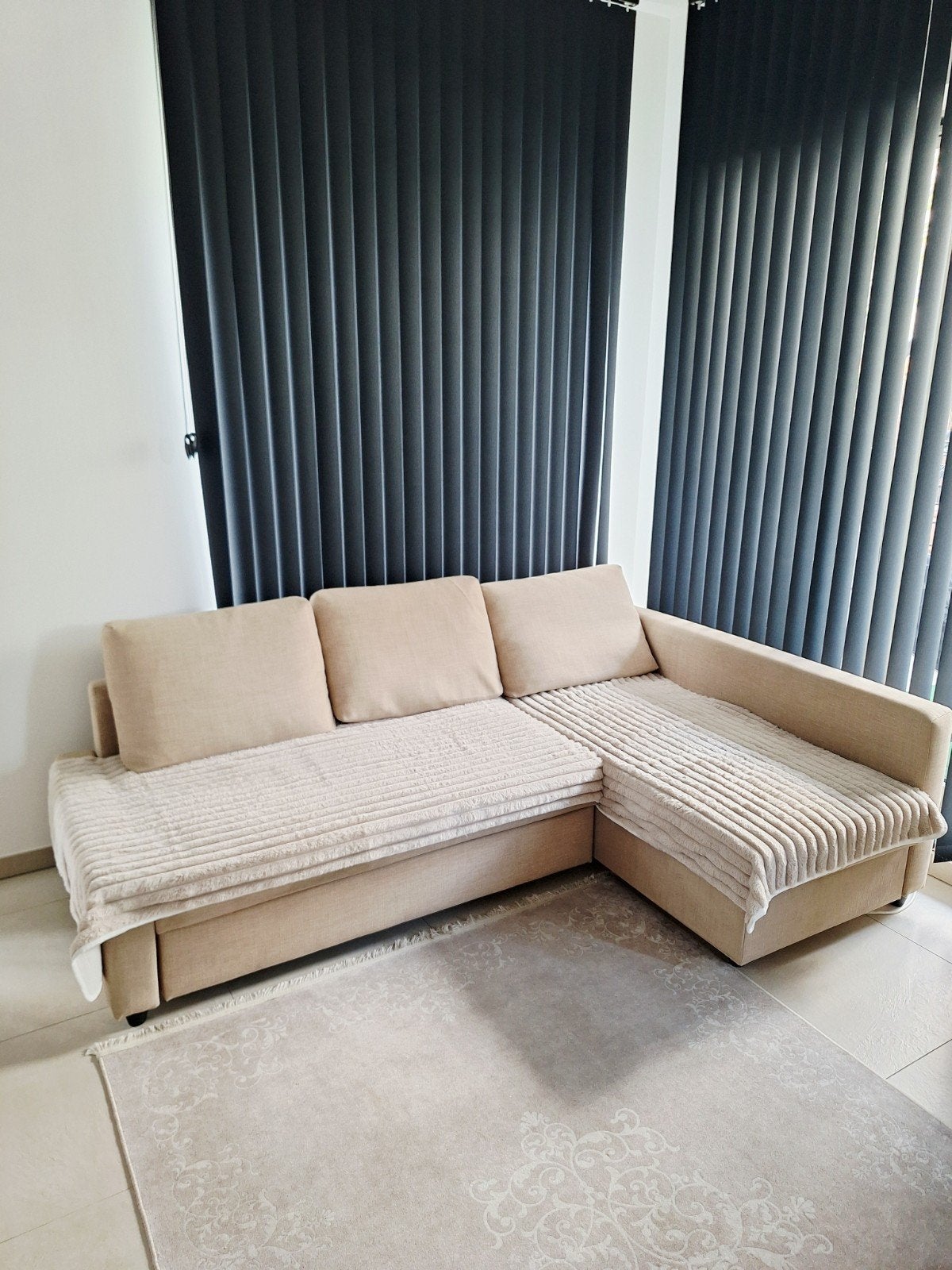 Ikea Slaapbank hoekbank met opbergvak, Enlèvement
