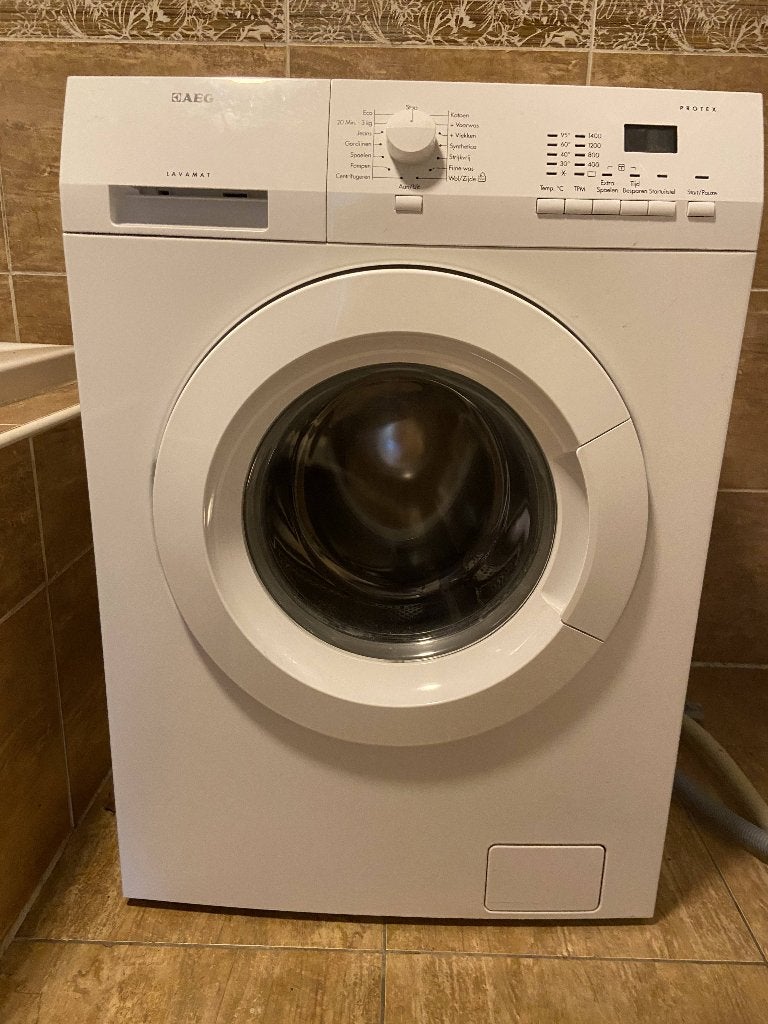 AEG wasmachine type L60460FL nette staat, Ophalen, 6 tot 8 kg, Zo goed als nieuw, Voorlader