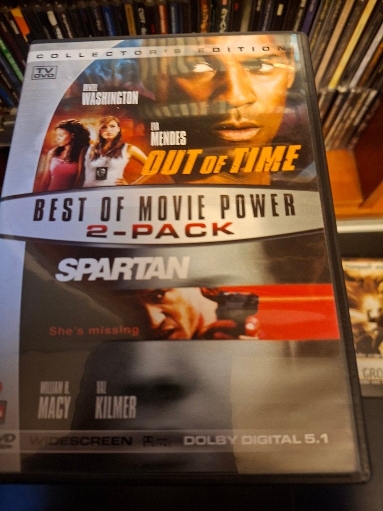 dvd - out of time/spartan - 2dvd box, Cd's en Dvd's, Engels, Nederlands, Actiethriller, Ophalen of Verzenden