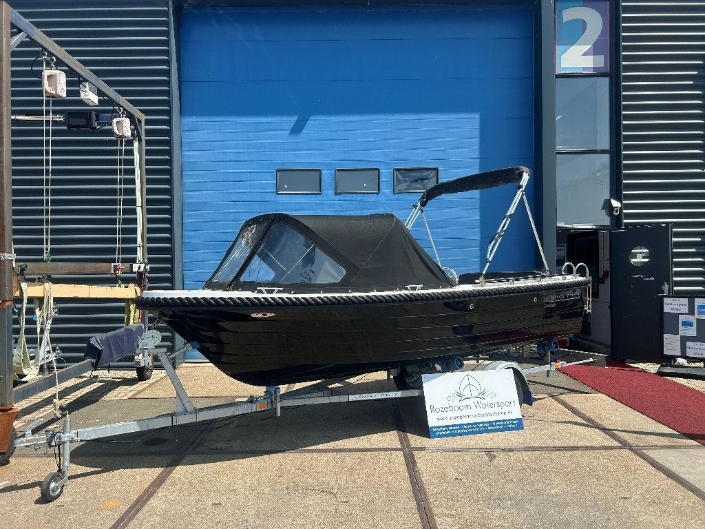 Silveryacht Silver 525 sloep incl. kantelbare trailer & 15PK, Watersport en Boten, Sloepen, Zo goed als nieuw, Tender, Overige merken