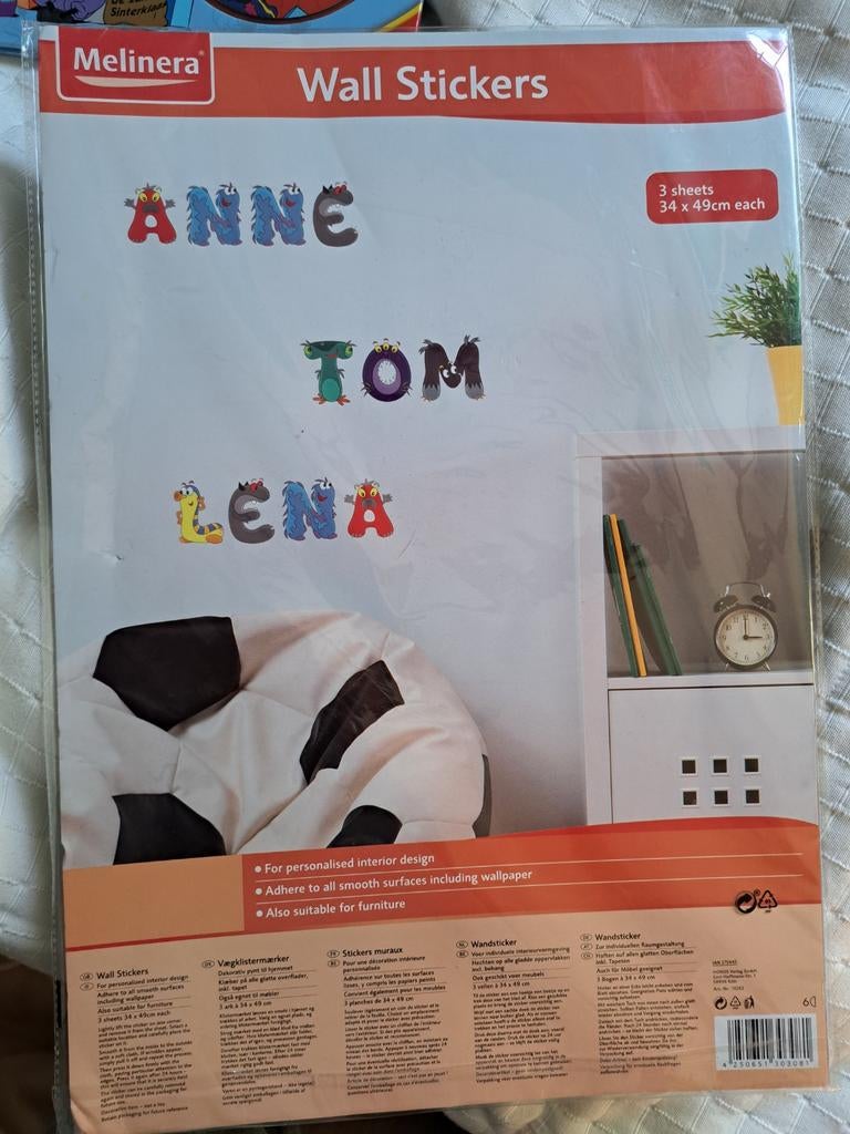 Muurstickers kinderkamer, Ophalen