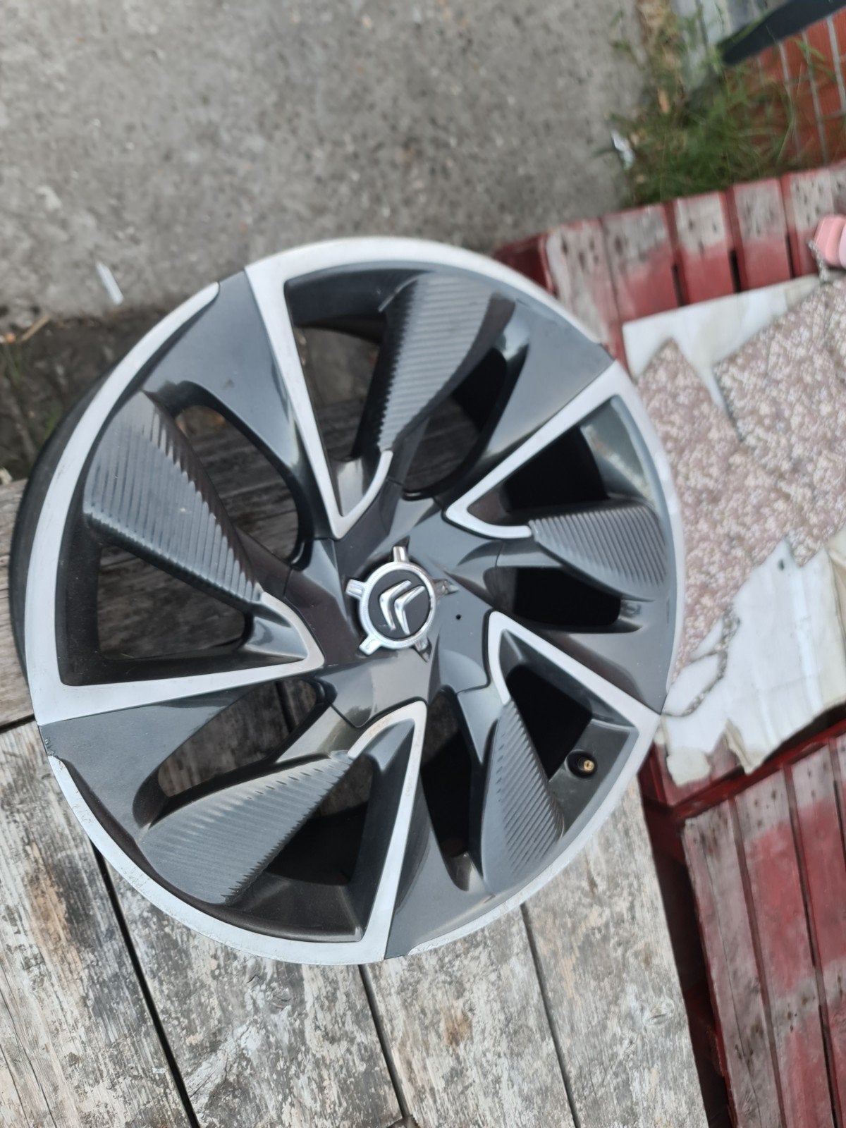 d s 5 velgen 4x redelijk goed geen krome velgen orginal, Auto-onderdelen, Banden en Velgen, Ophalen, Gebruikt, Velg(en)