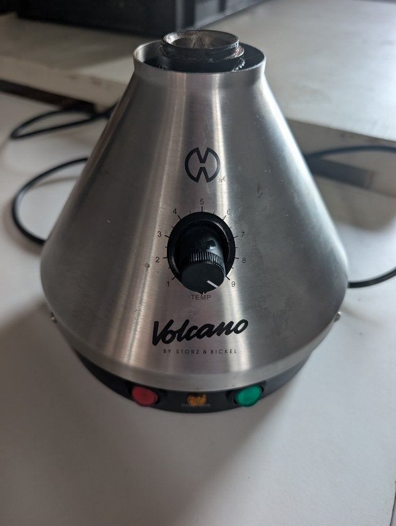Vulcano verdamper tafelmodel, Ophalen
