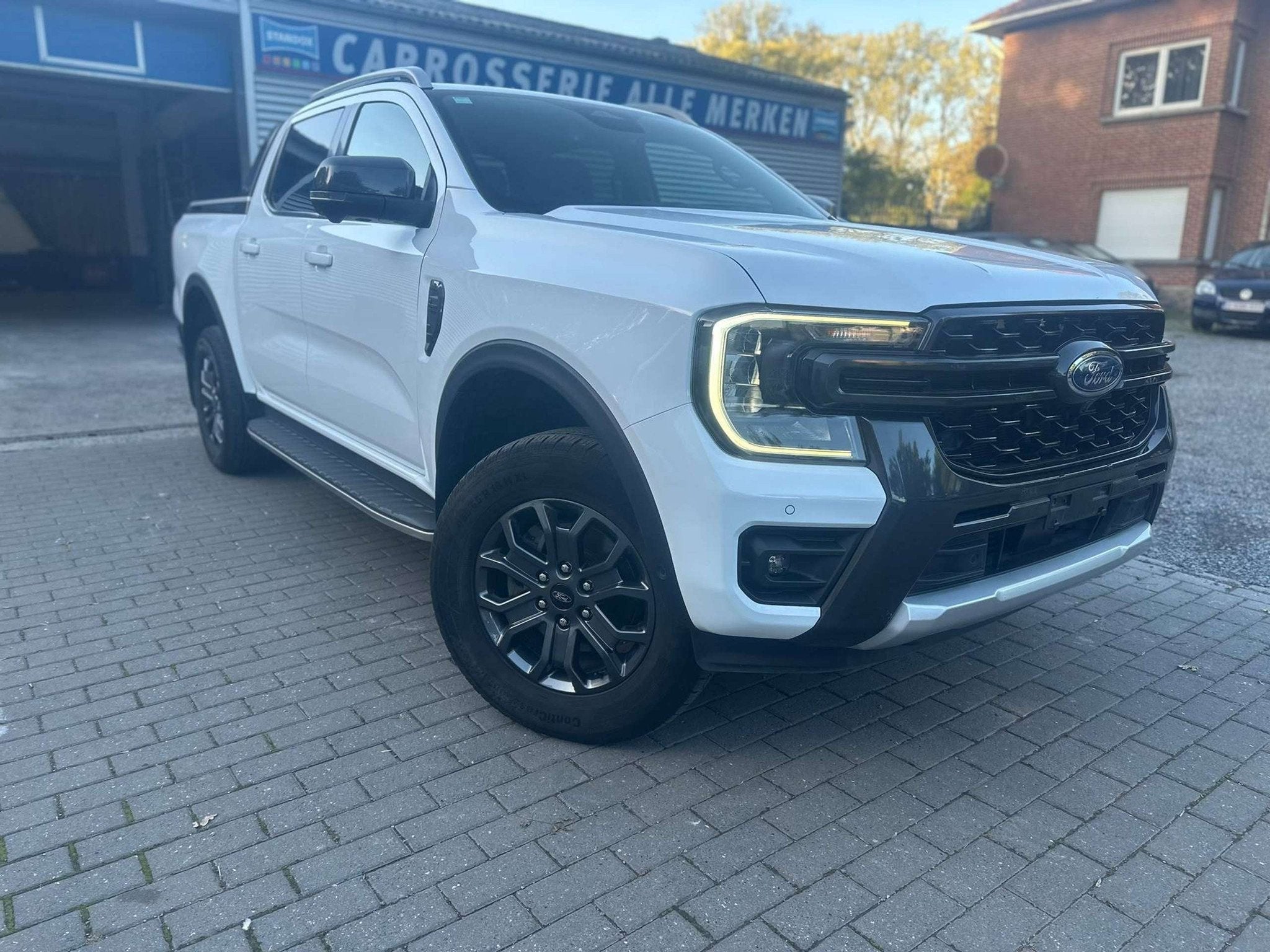 Ford Ranger 2.0 EcoBlue e-4WD Wildtrak (bj 2024, automaat), Auto's, Automaat, 4 deurs, 360° camera, Gebruikt
