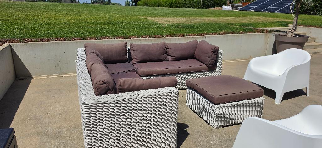 Loungeset, Tuin en Terras, Ophalen, Gebruikt, 6 zitplaatsen, Loungeset