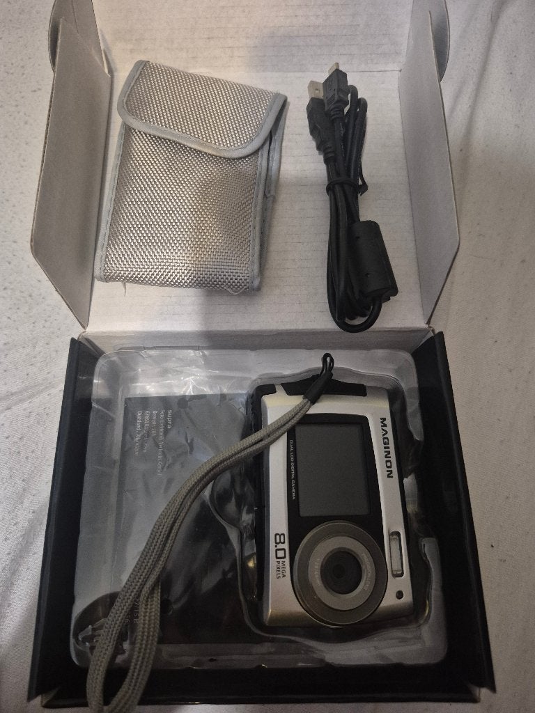 Maginon digitale camera 8MP waterproof, als nieuw in doos!, TV, Hi-fi & Vidéo, Appareils photo numériques, Autres Marques, Moins de 4 fois