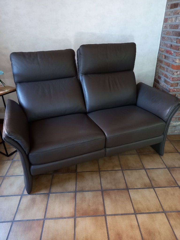 lederen relaxzetel, Ophalen, 100 tot 125 cm, Zo goed als nieuw, Modern