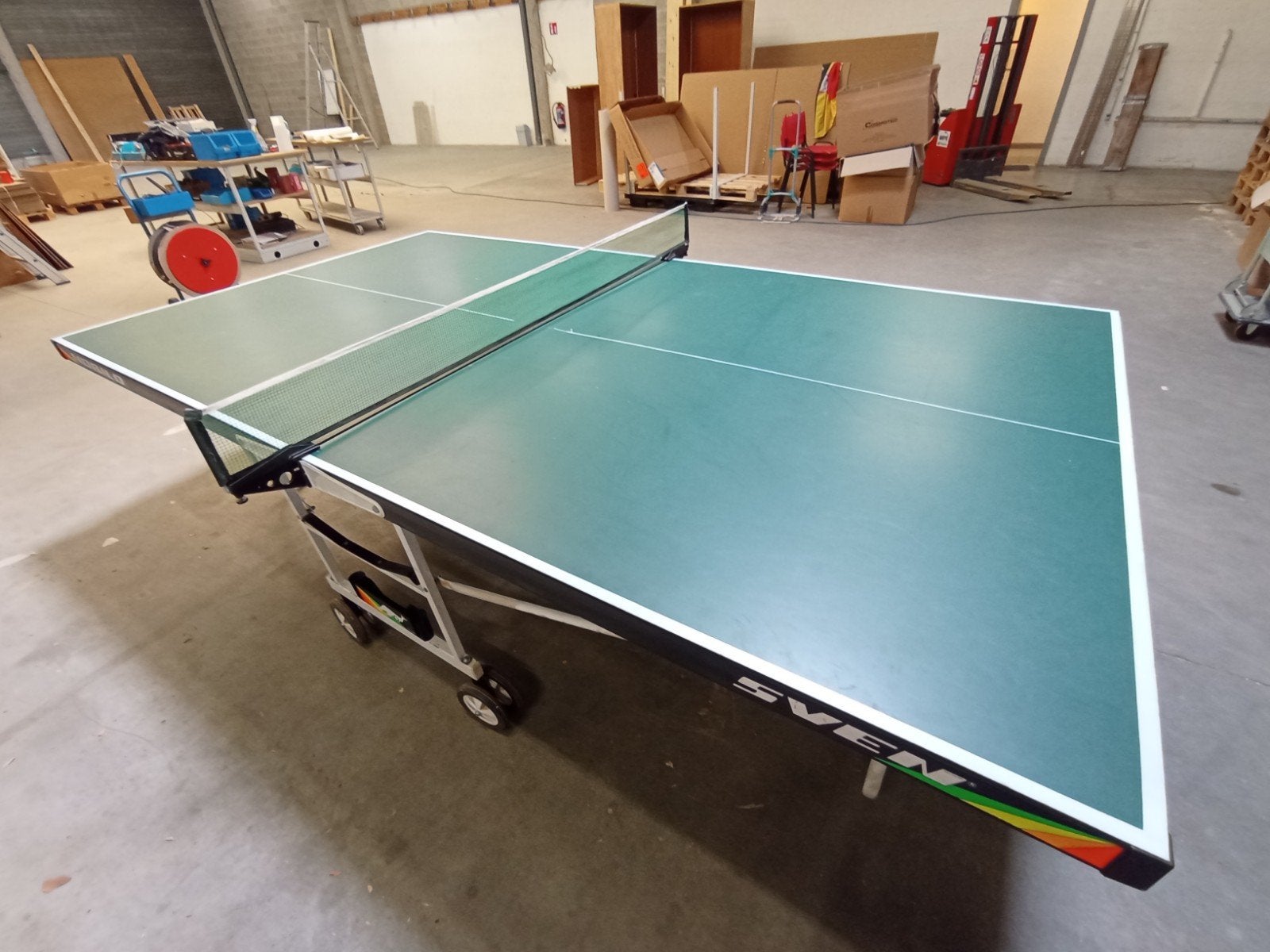 Table de Ping pong Sven, Sports & Fitness, Enlèvement, Utilisé, Pliante