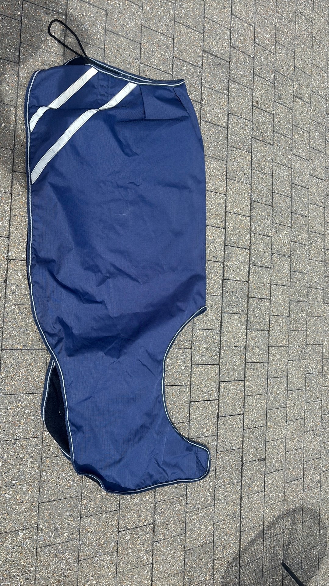 Uitrijdeken te koop, Dieren en Toebehoren, Fleece, Zo goed als nieuw, Blauw, Deken