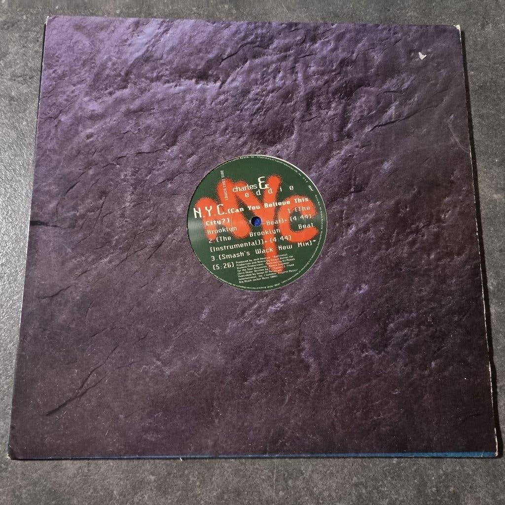 12" Charles & Eddie – N.Y.C. (Can You Believe This City?), Cd's en Dvd's, Vinyl Singles, Gebruikt, 1990 - 1999, Maxi-single, Ophalen of Verzenden