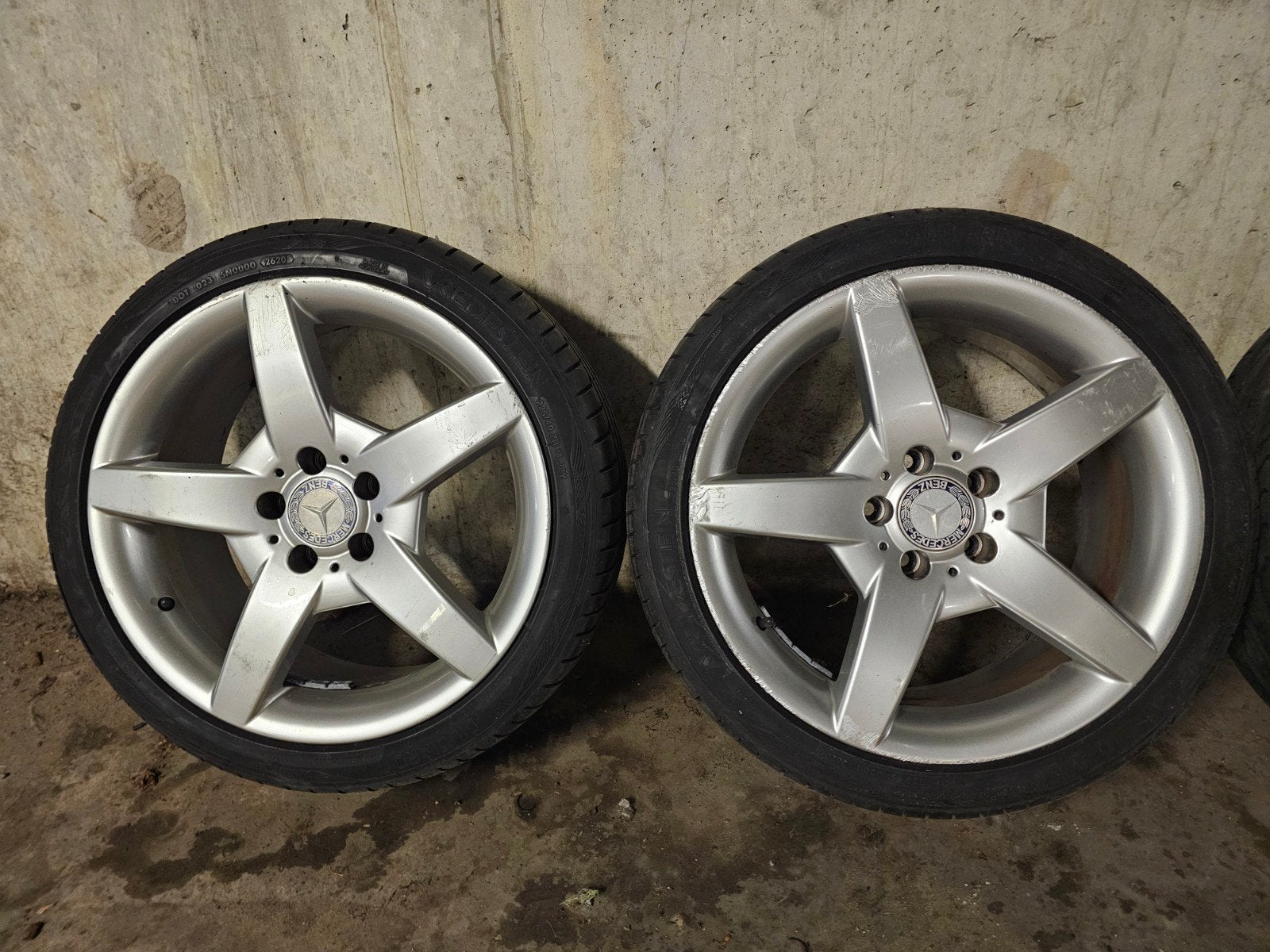 Mercedes CLK 18 inch velgen, Autos : Pièces & Accessoires, Pneus & Jantes, 245 mm, Enlèvement ou Envoi, Véhicule de tourisme, Pneus été